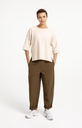 T-shirt oversize en maille fine avec manches mi-longues - YAYA - Almond Peach Pink Melange (6)