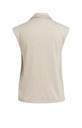 Cardigan sans manches avec superposition et boutons - YAYA - Pure Cashmere Grey Melange (5)