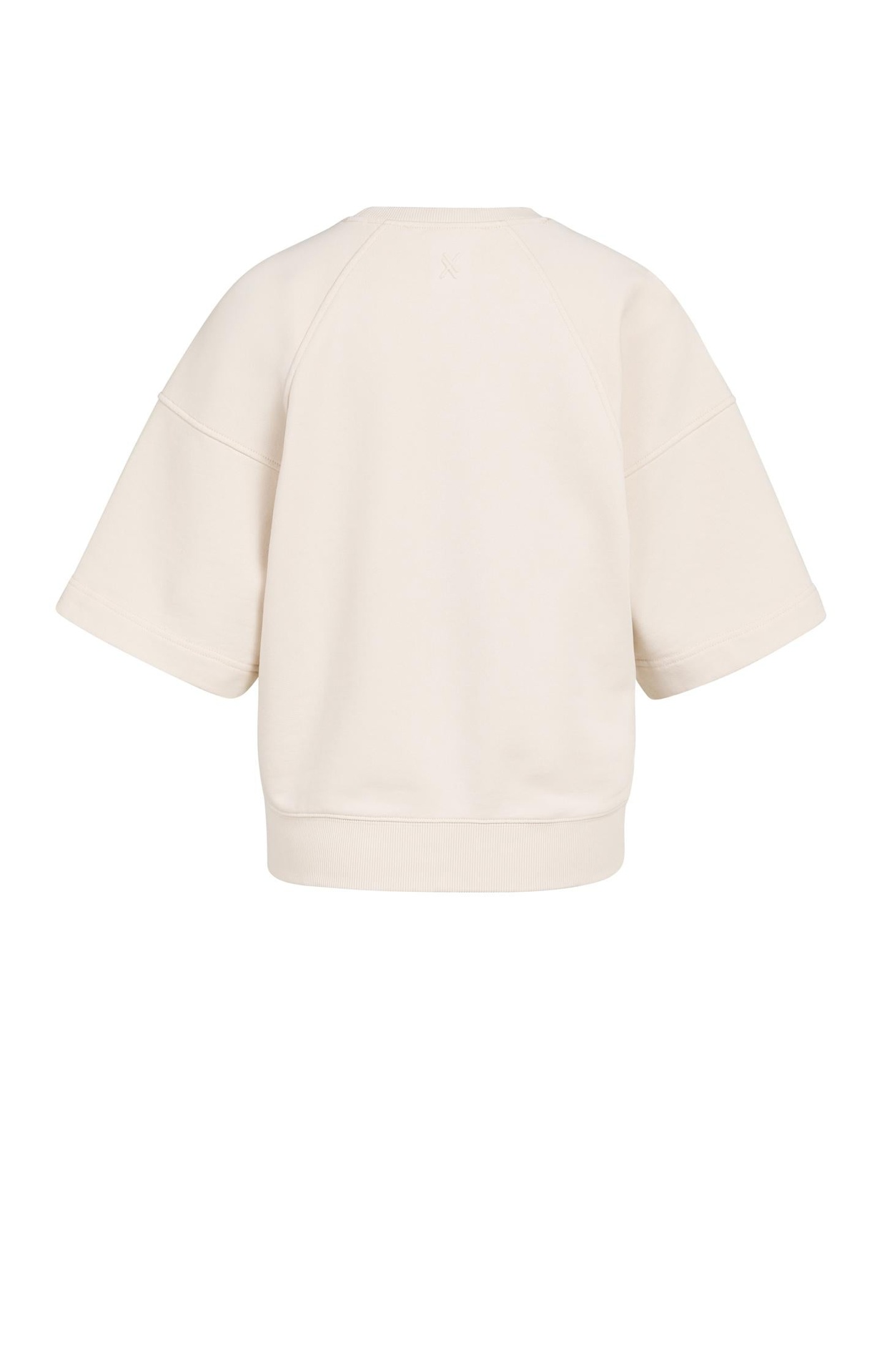 Sweat-shirt à manches raglan courtes - YAYA - Almond Peach Pink (6)