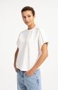 Sweat-shirt sans manches avec plis aux épaules - YAYA - Off White (3)