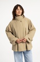 Veste trench à la coupe évasée et au col montant - YAYA - Olive Gray Green (6)