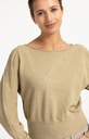 Pull à col bateau et manches longues - YAYA - Olive Gray Green (5)