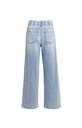 Jean en denim à jambes larges et ceinture distinctive (L34) - YAYA - Light Blue Denim (2)