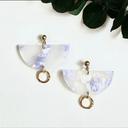 Boucles d'oreilles NAO - Collection plaqué or et acétate