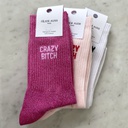 Chaussettes - Félicie Aussi - Crazy Bitch Paillettes - 36/40