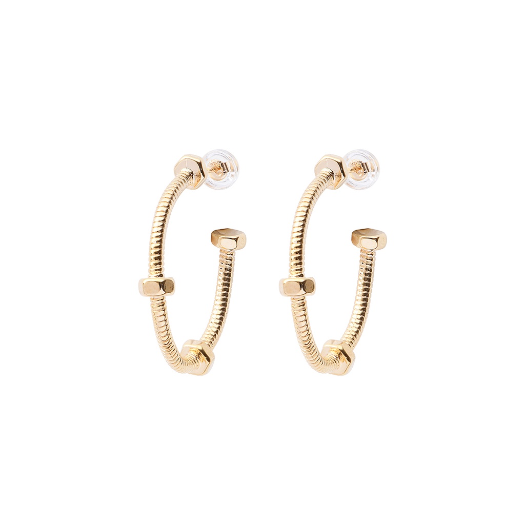 Boucles d'oreilles en acier BY 164 - Clou