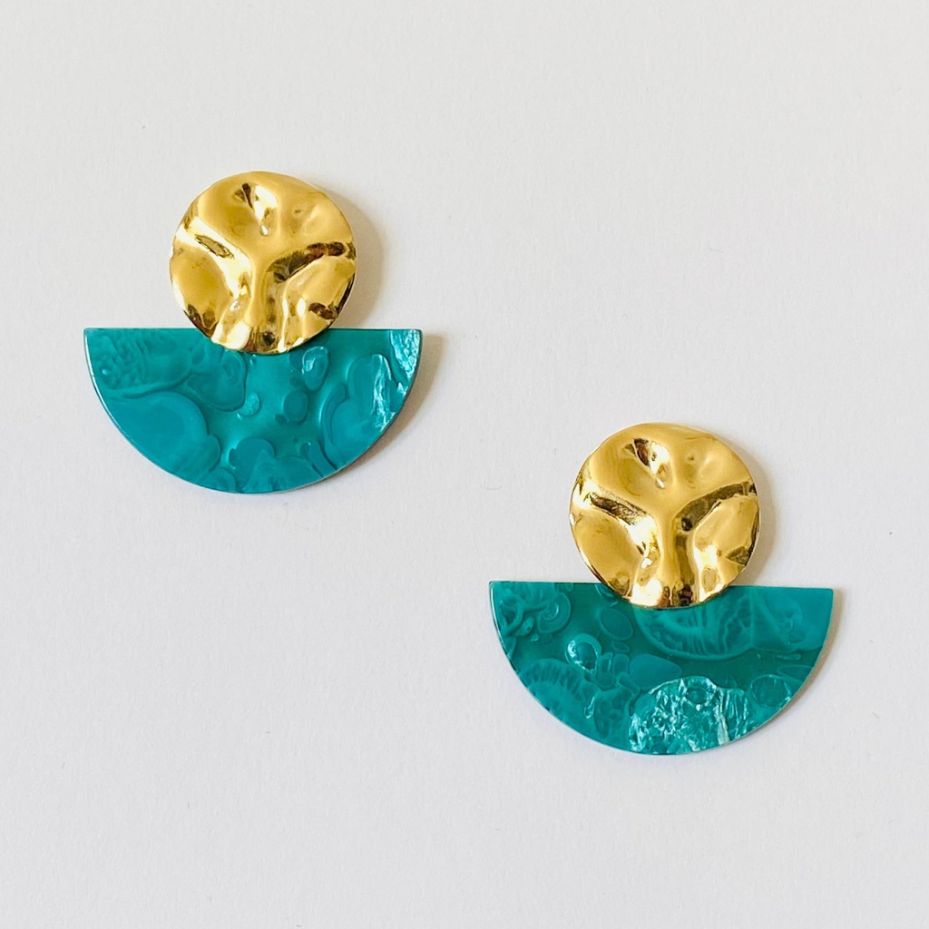 [DP-BB368] Boucles d’oreilles plaqué or - NAO - BB368