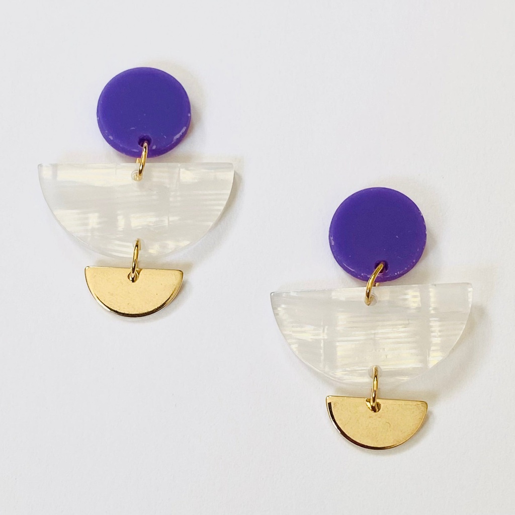 [DP-BOO1506] Boucles d’oreilles plaqué or - NAO - BOO1506