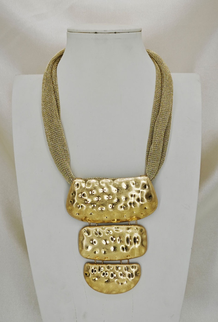 [CL-2900026-or] Collier XXL - Lyz - doré