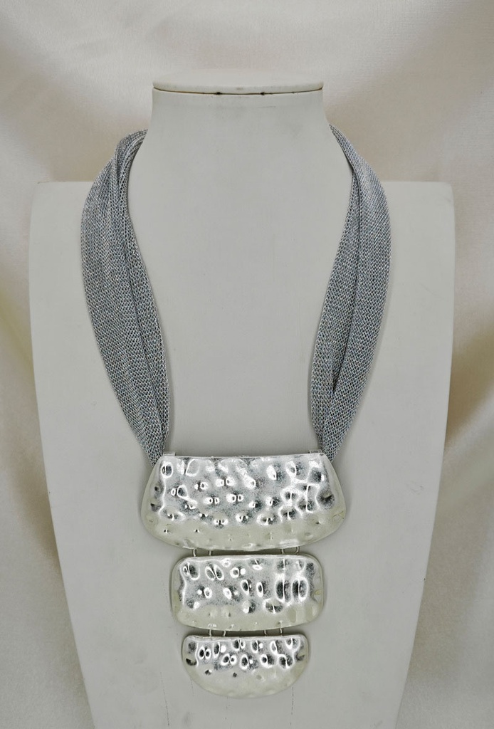 Collier XXL - Lyz - argenté