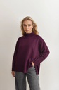 Pull en maille - Col montant - Figue