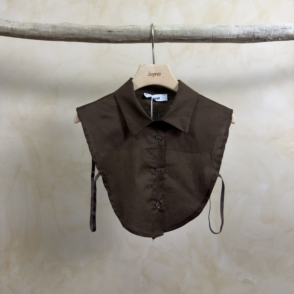 Col chemise - Julia - Choco