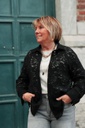 Chemise en dentelle - Noir