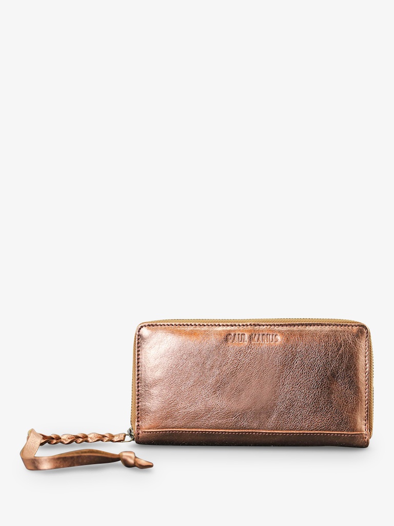 [PM-CHARLOTTE-ORROSE] PORTEFEUILLE CUIR - LePortefeuille Charlotte - Or rose
