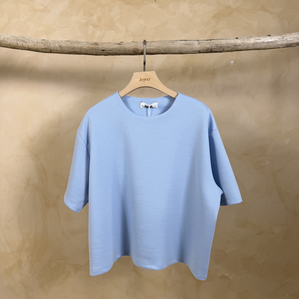 T-shirt ultra doux - Joy - Bleu pastel