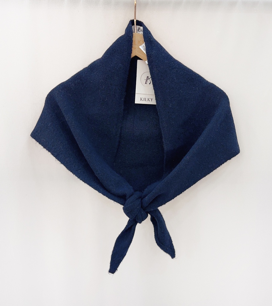 [YP1932-marine] Foulard - Uni - Marine
