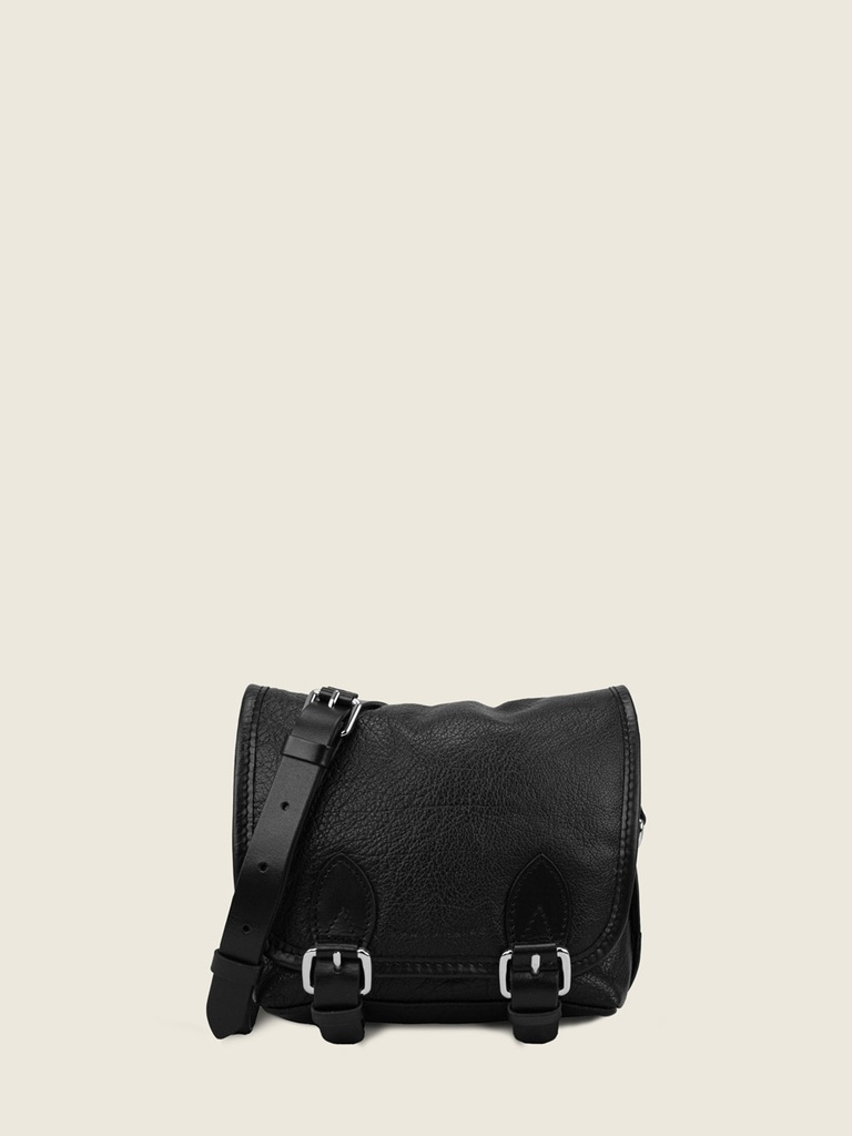 Sac bandoulière en cuir femme - Paul Marius - Loulou S - Noir