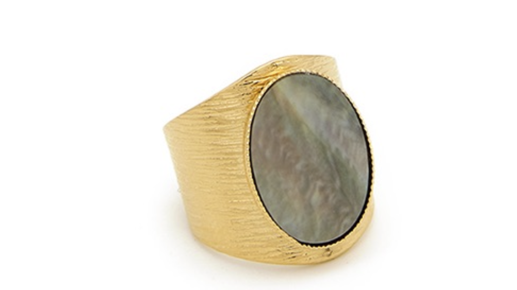 [BYS-BAGUE-Josy-labradorite] Bague - By Sidonie - Or - Josy - Labradorite