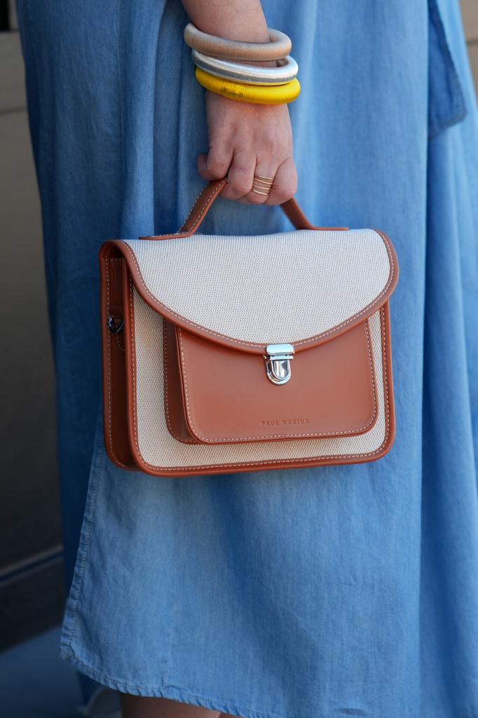 [PM-mllegeorge-toilebeige] Sac - Paul Marius - Mademoiselle George - Escapade - Toile Beige