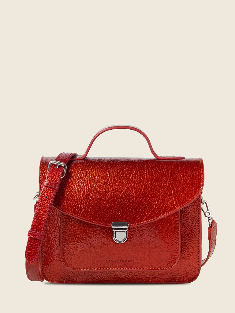 [PM-mllegeorge-starflamme] SAC À MAIN MINI EN CUIR - Paul Marius - Mademoiselle George - Star Flamme