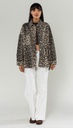 Surchemise en jeans oversized - Max - Léopard camel