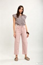 Jeans coupe ballon - rose