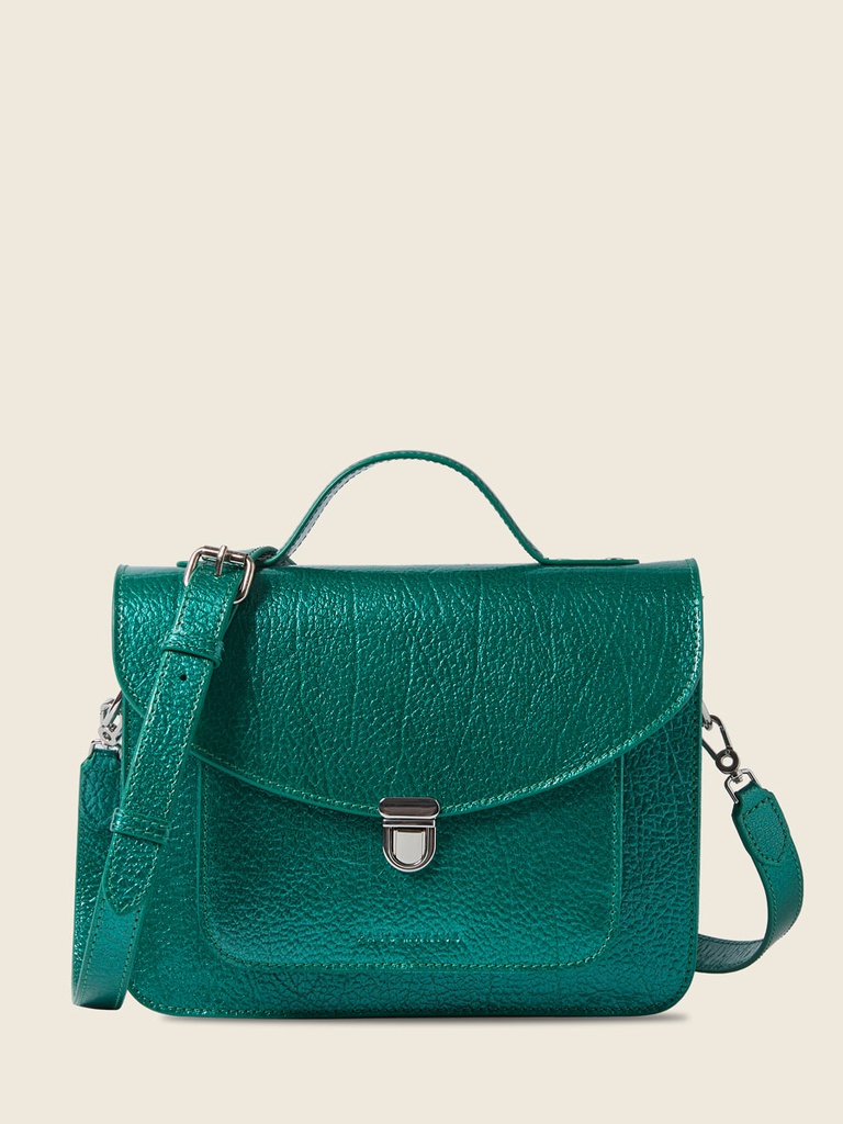 [PM-mllegeorge-lagon] SAC À MAIN MINI EN CUIR - Paul Marius - Mademoiselle George - Star Lagon