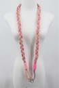Sangle de téléphone en corde - Tresse bicolore - rose