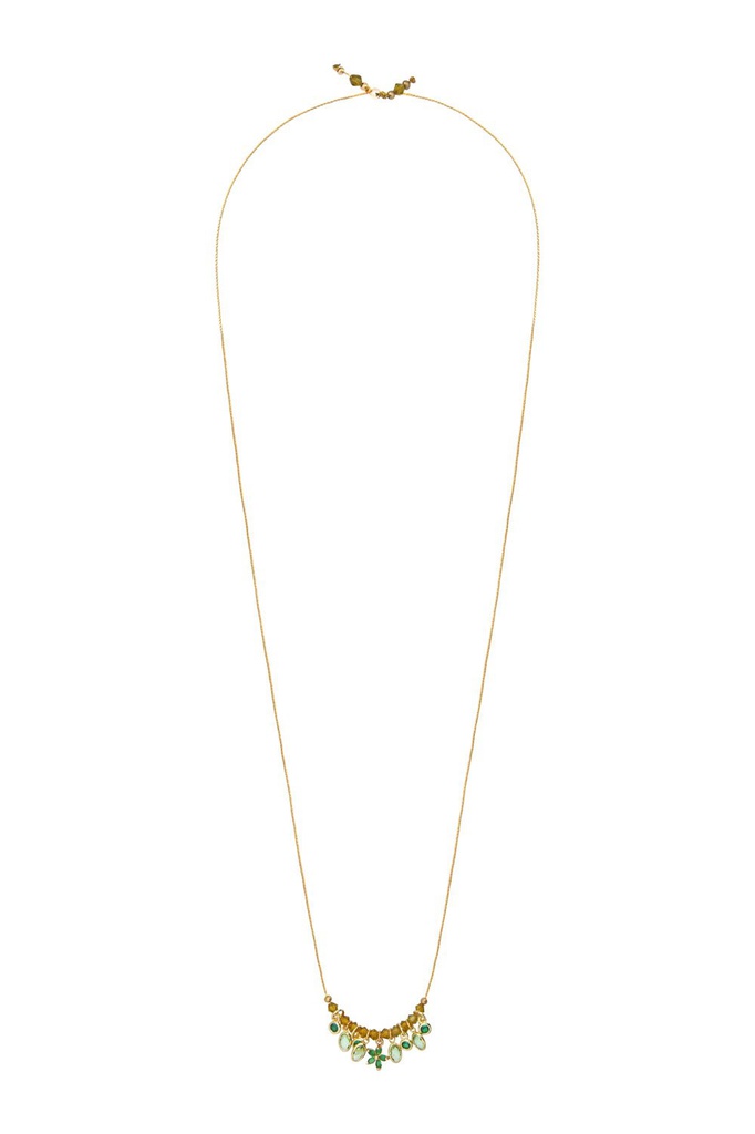 Collier - Kharmari - Dori - Couleurs au Choix (Vert 002)