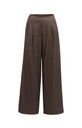 Pantalon large avec élastique au dos - YAYA - Aubergine Purple