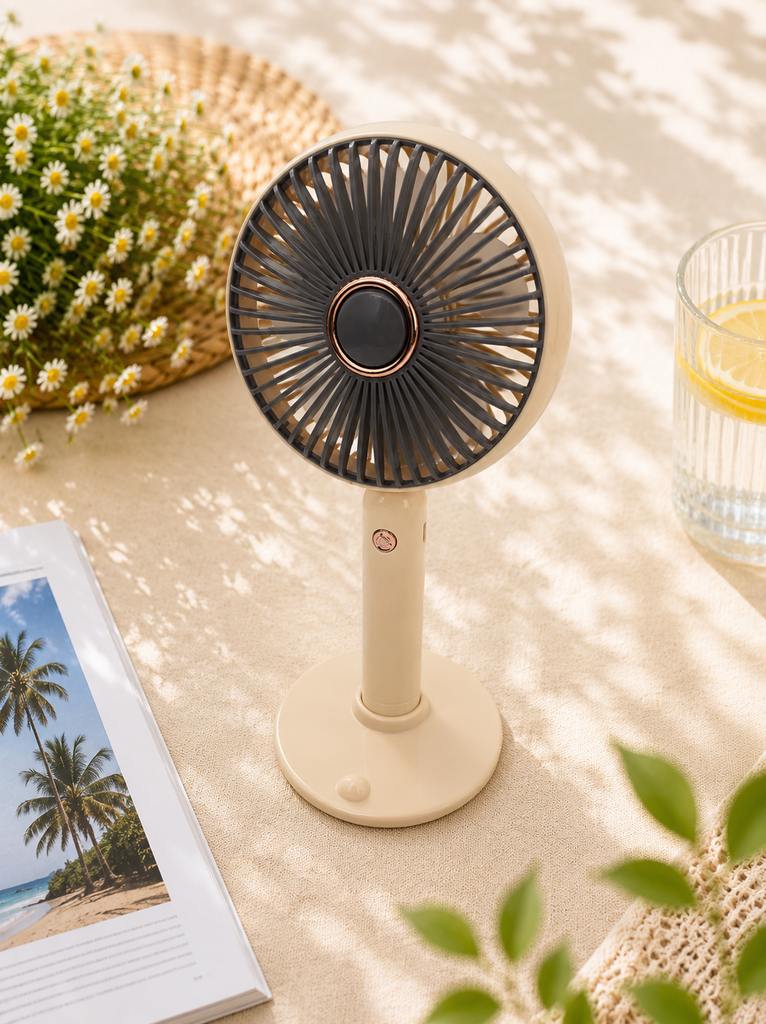 [VENTILO-AU0007-beige] Ventilateur mini - Beige