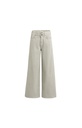 Jean en denim à jambes larges et ceinture distinctive (L34) - YAYA - Mid Grey Denim