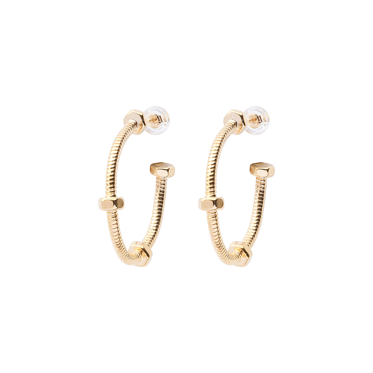 Boucles d'oreilles en acier BY 164 - Clou