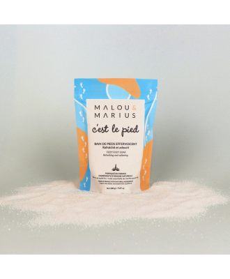 Bain de pieds effervescent - Malou & Marius - senteur menthe poivrée