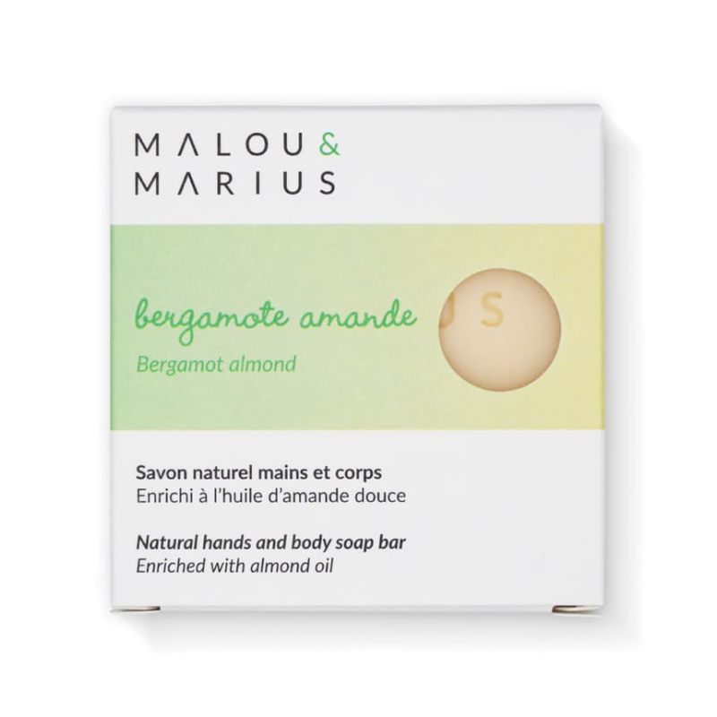 savon Bergamote Amande 100gr Malou & Marius