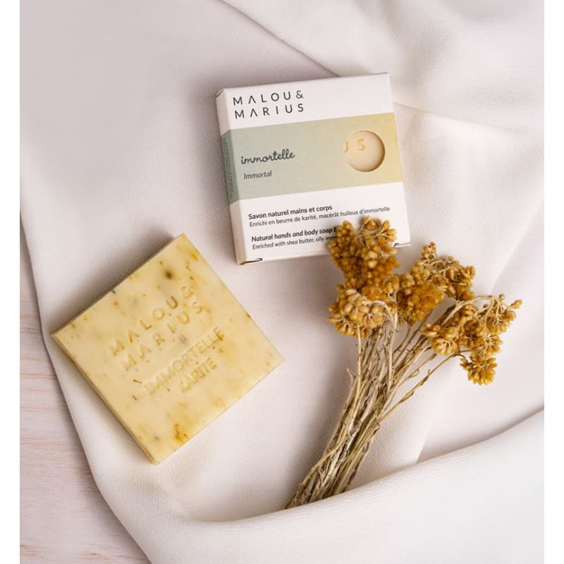 Savon IMMORTELLE 100gr Malou & Marius