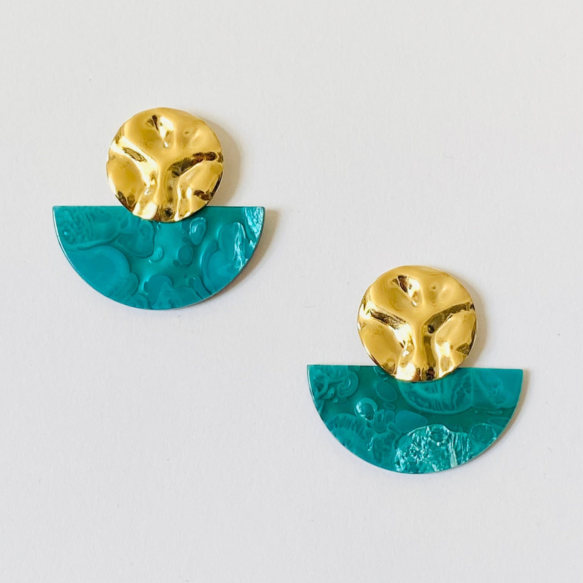 Boucles d’oreilles plaqué or - NAO - BB368