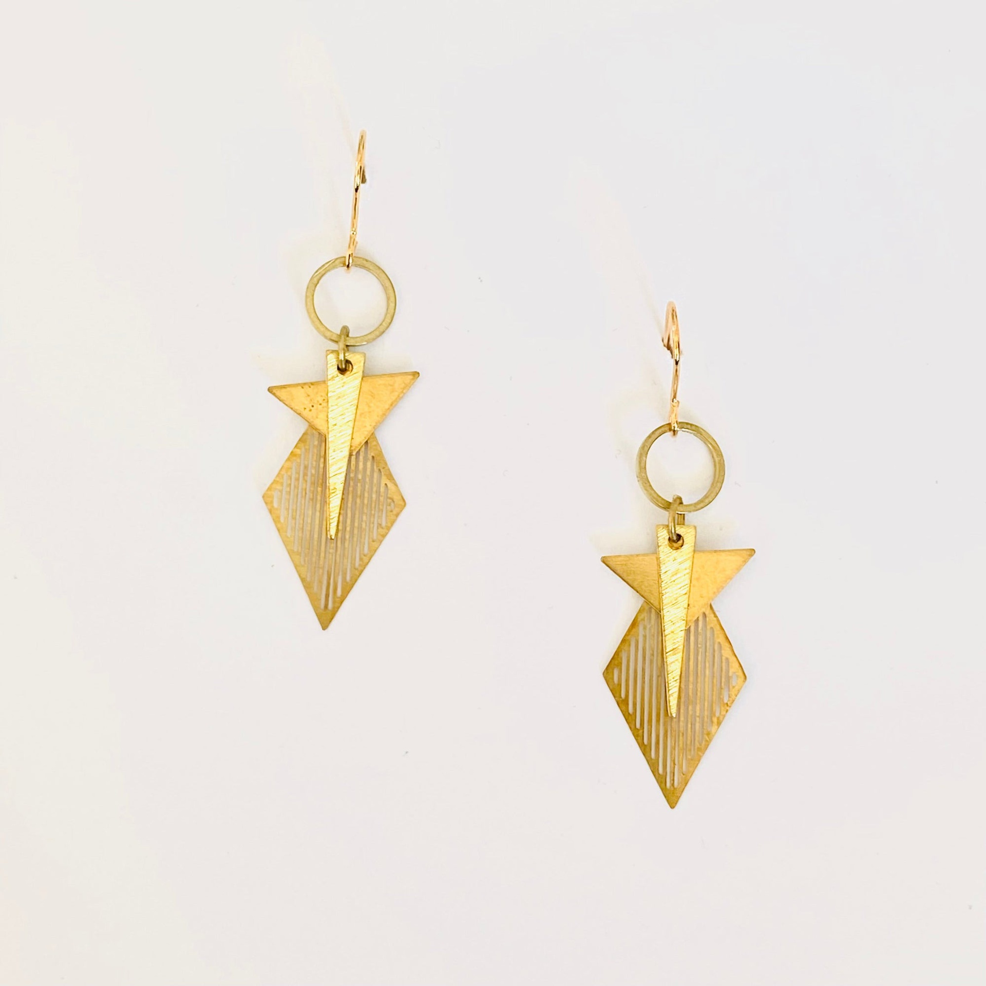 Boucles d’oreilles laiton - NAO - BOL873