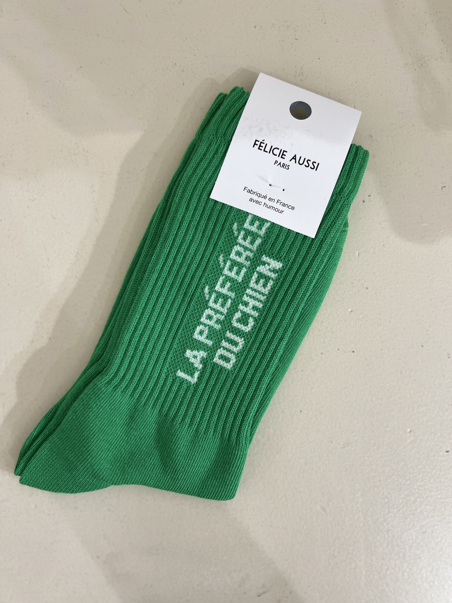 Chaussettes - Félicie Aussi - LA PREFEREE DU CHIEN vert 36/40