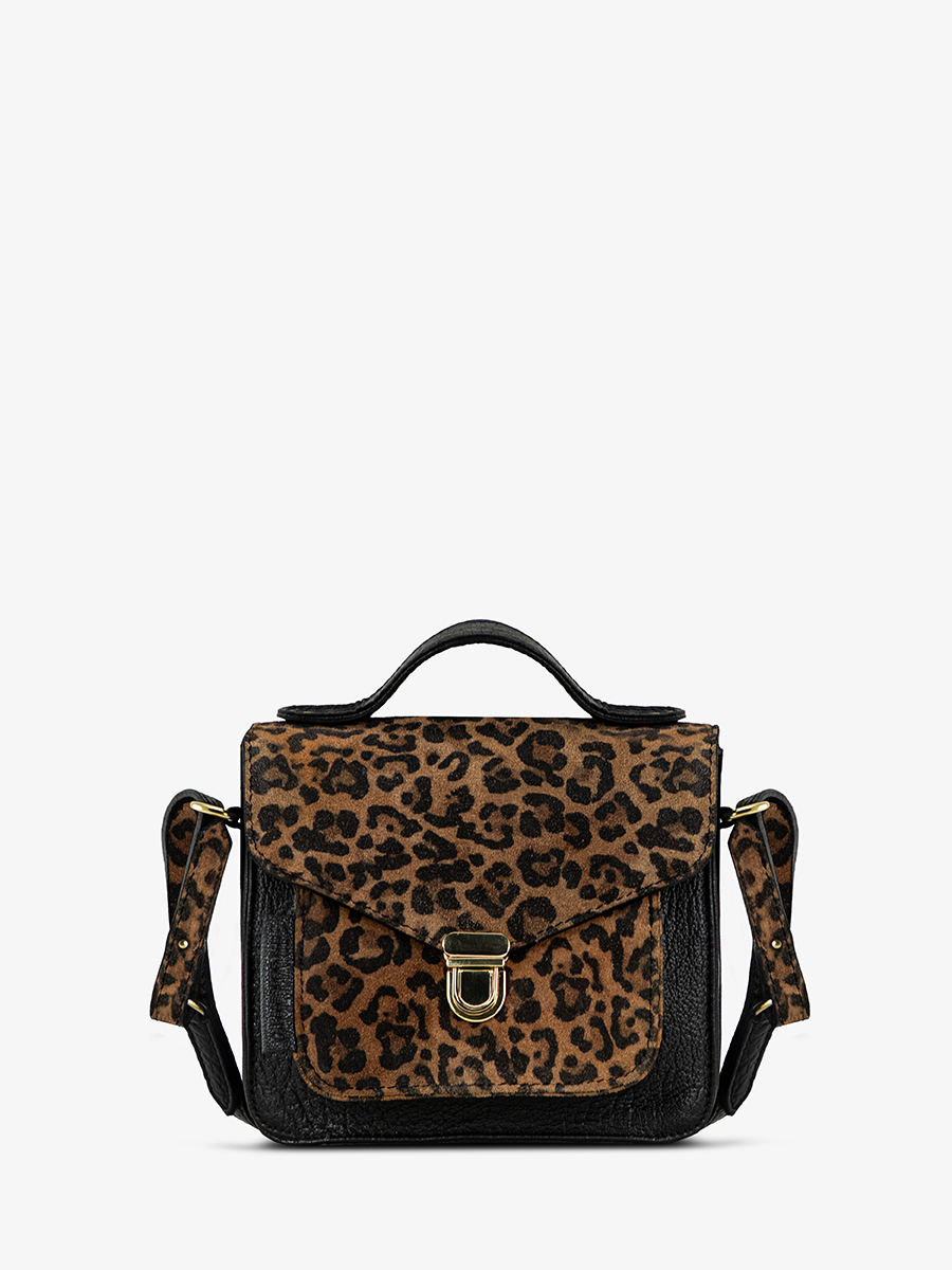 SAC À MAIN MINI EN CUIR - Paul Marius - Mademoiselle George XS - Léopard