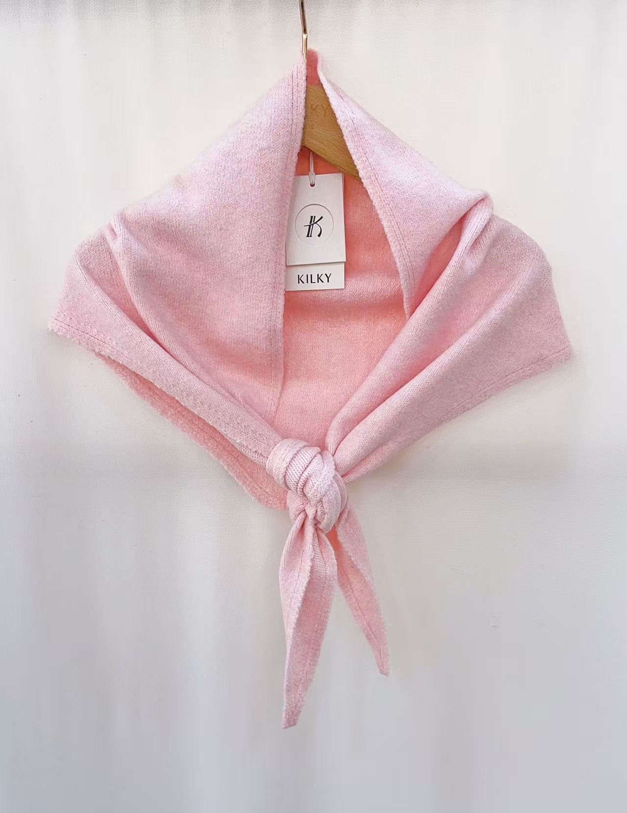 Foulard - Uni - Rose poudré