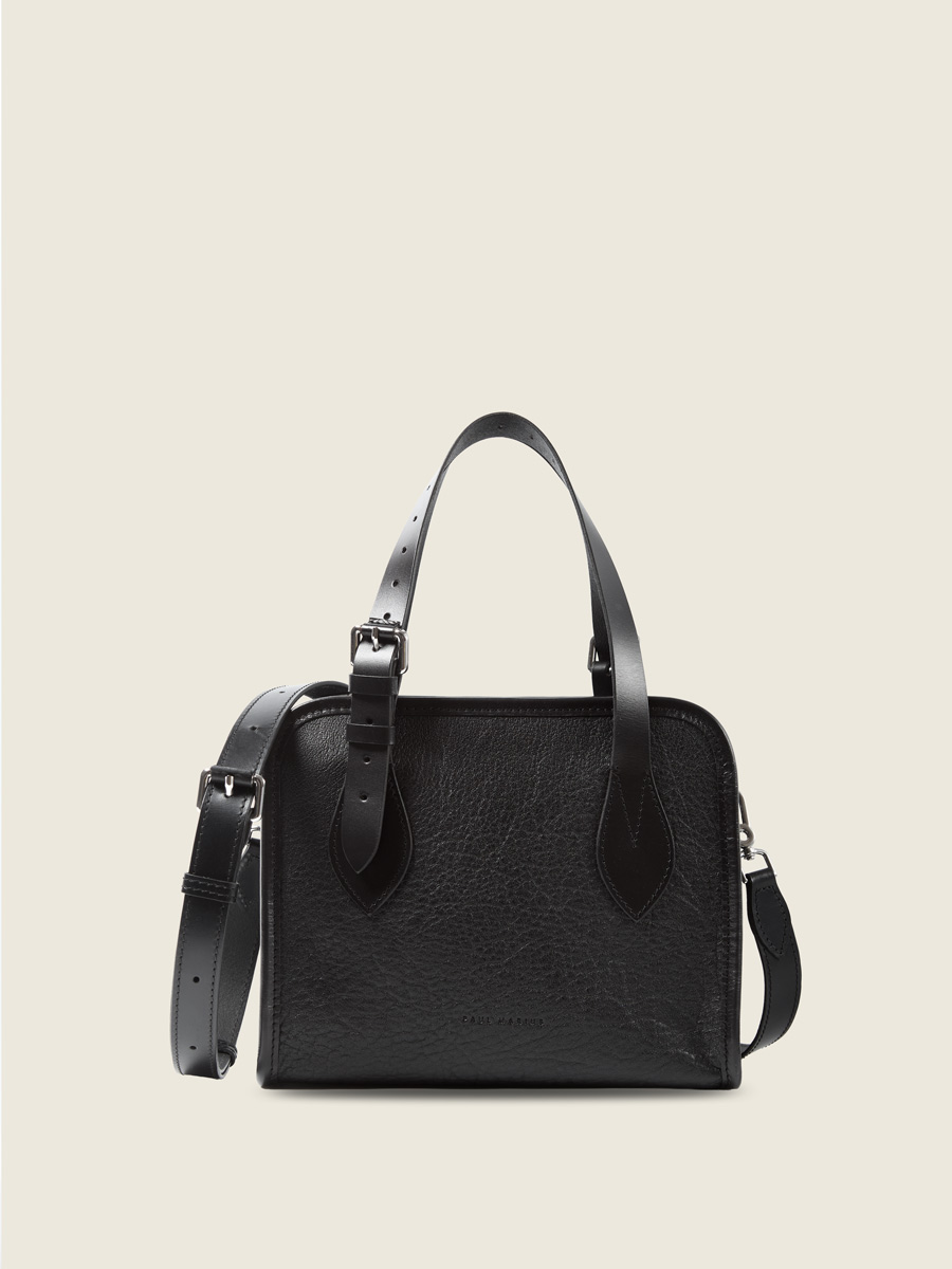 Mini sac cabas en cuir femme - Paul Marius - LeCabas S - Noir