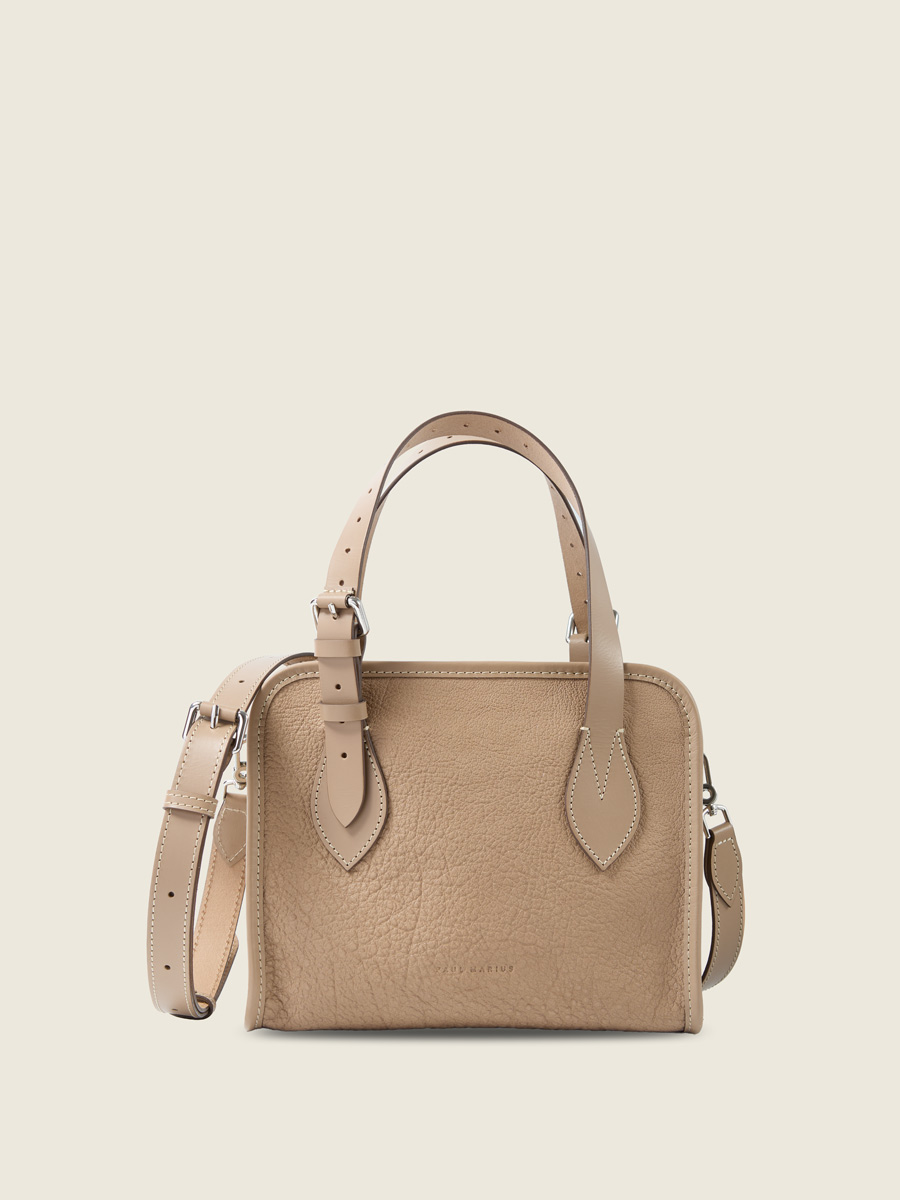 Mini sac cabas en cuir femme - Paul Marius - LeCabas S - Taupe