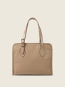 Sac cabas en cuir femme - Paul Marius - LeCabas - Taupe