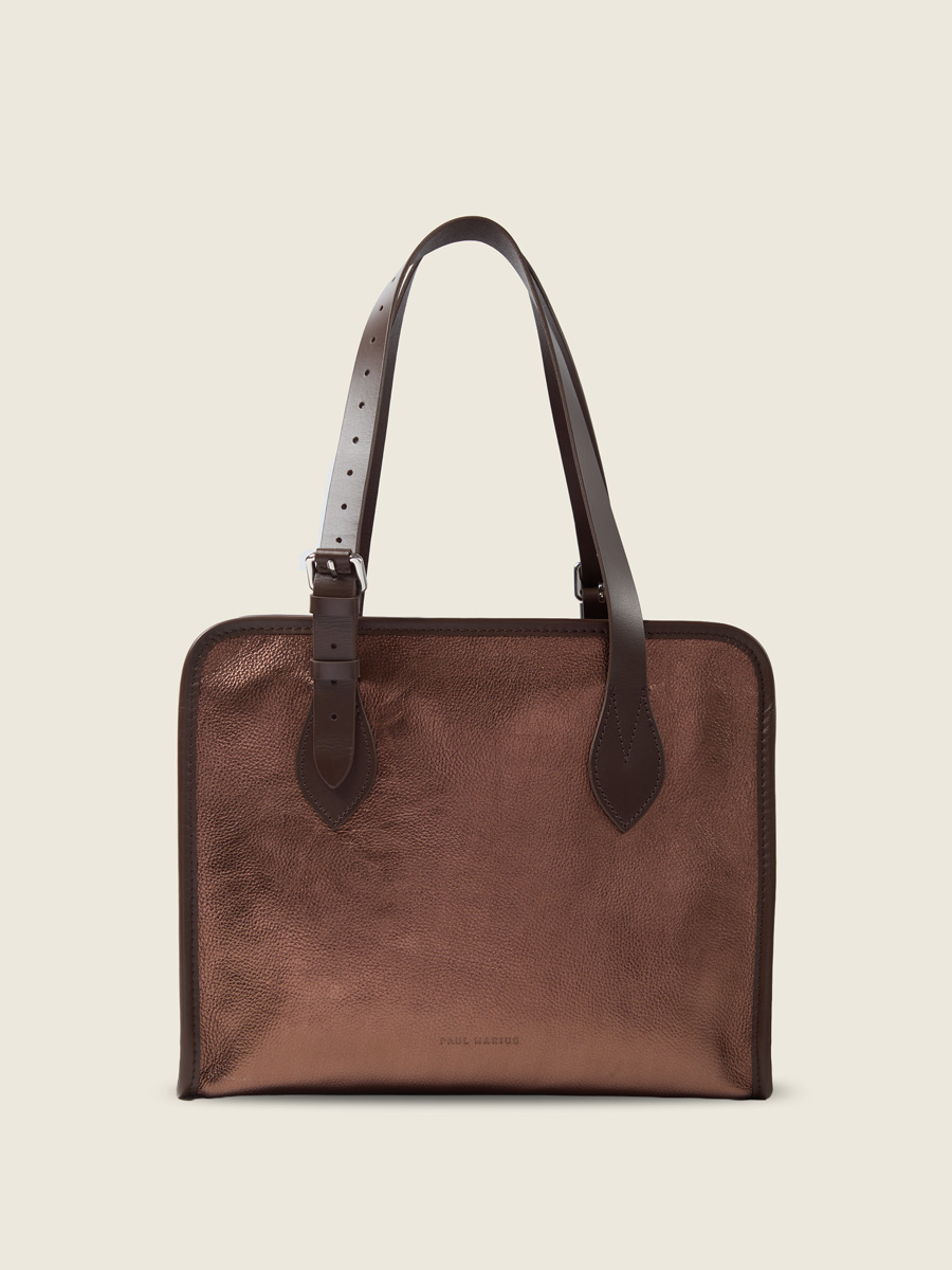 Sac cabas en cuir femme - Paul Marius - LeCabas - Cuivré
