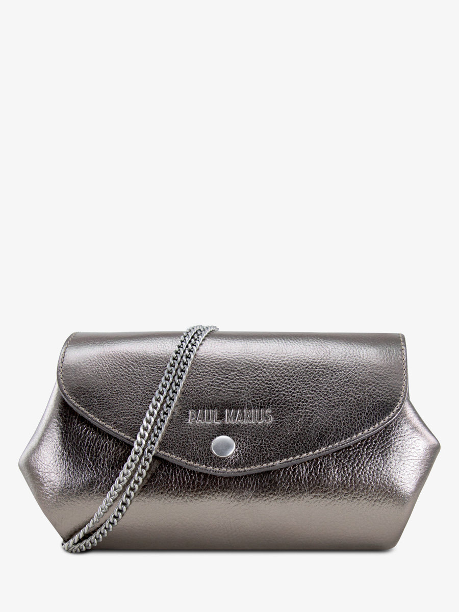 Pochette cuir femme - Paul Marius - LeGustave Pochette - Acier