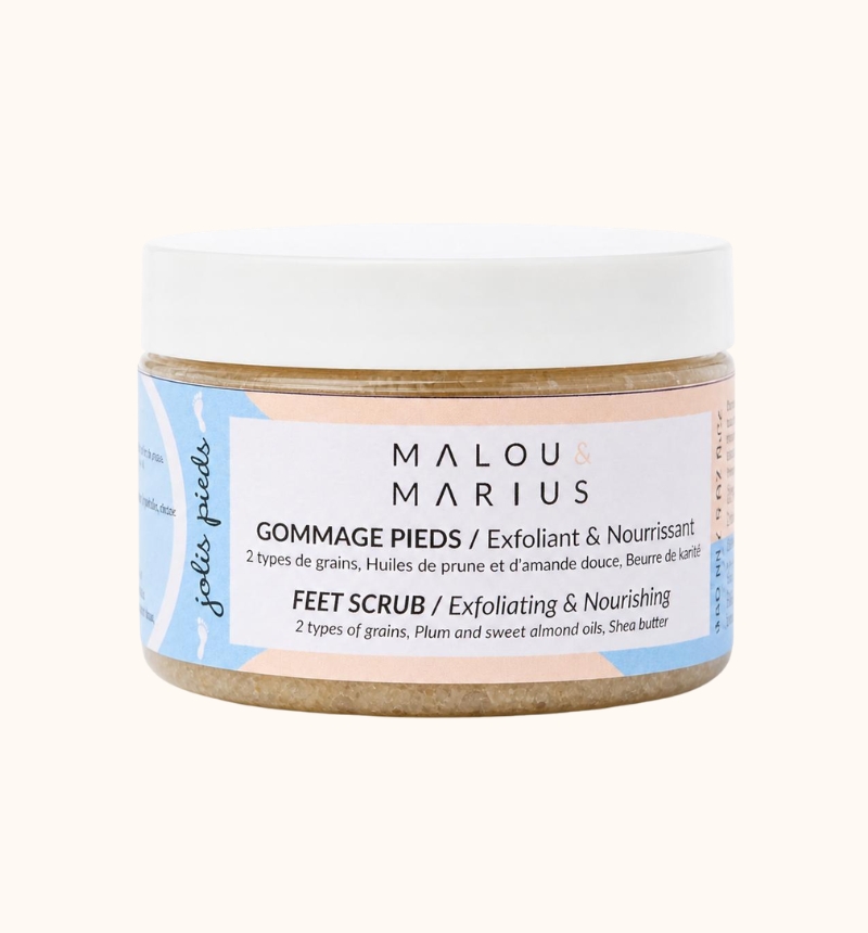 Malou & Marius - Gommage pieds
