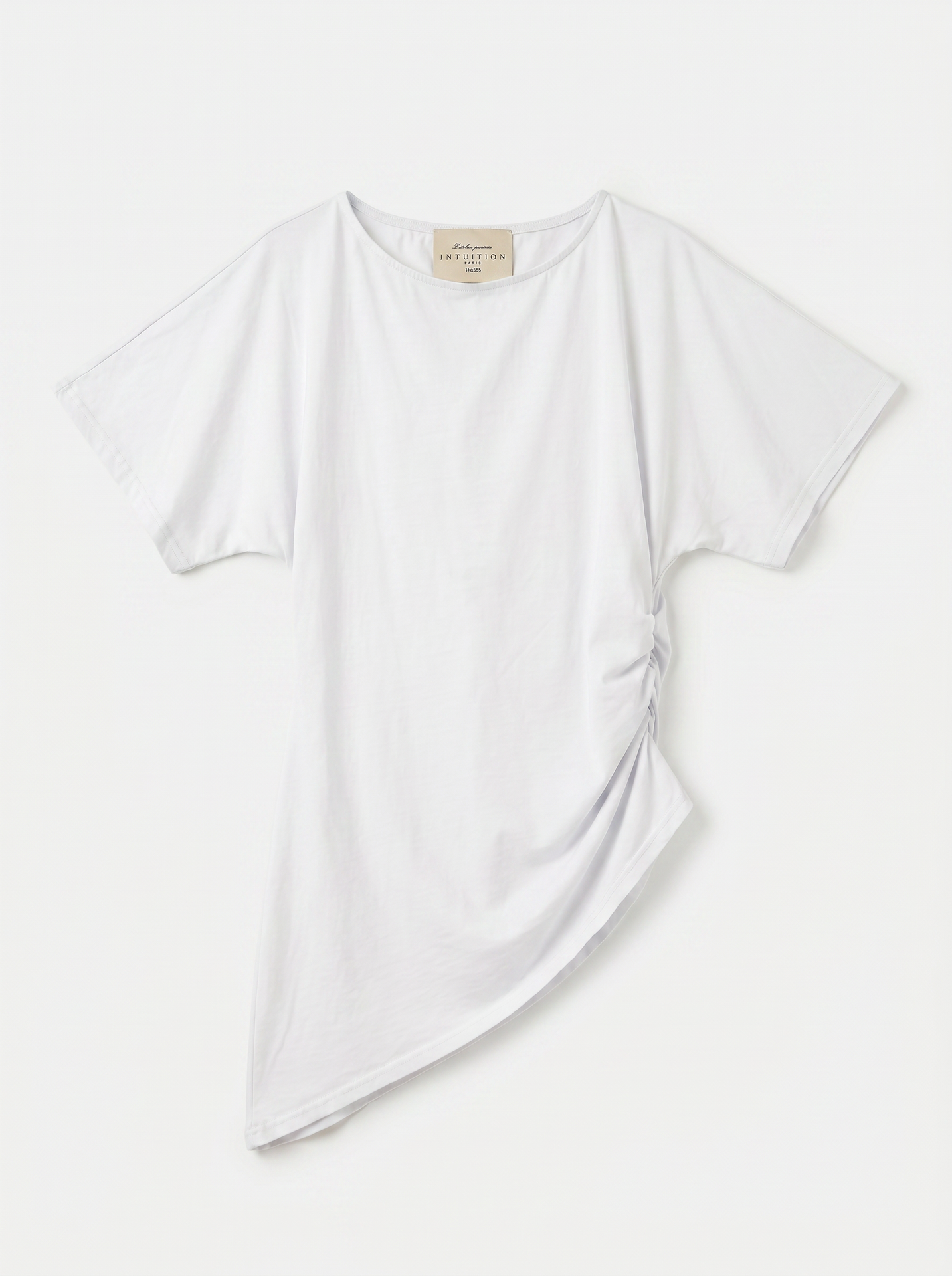 T-shirt asymétrique - Blanc
