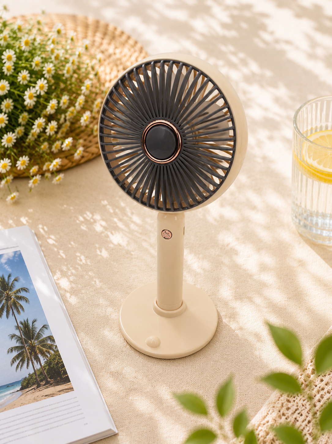 Ventilateur mini - Beige