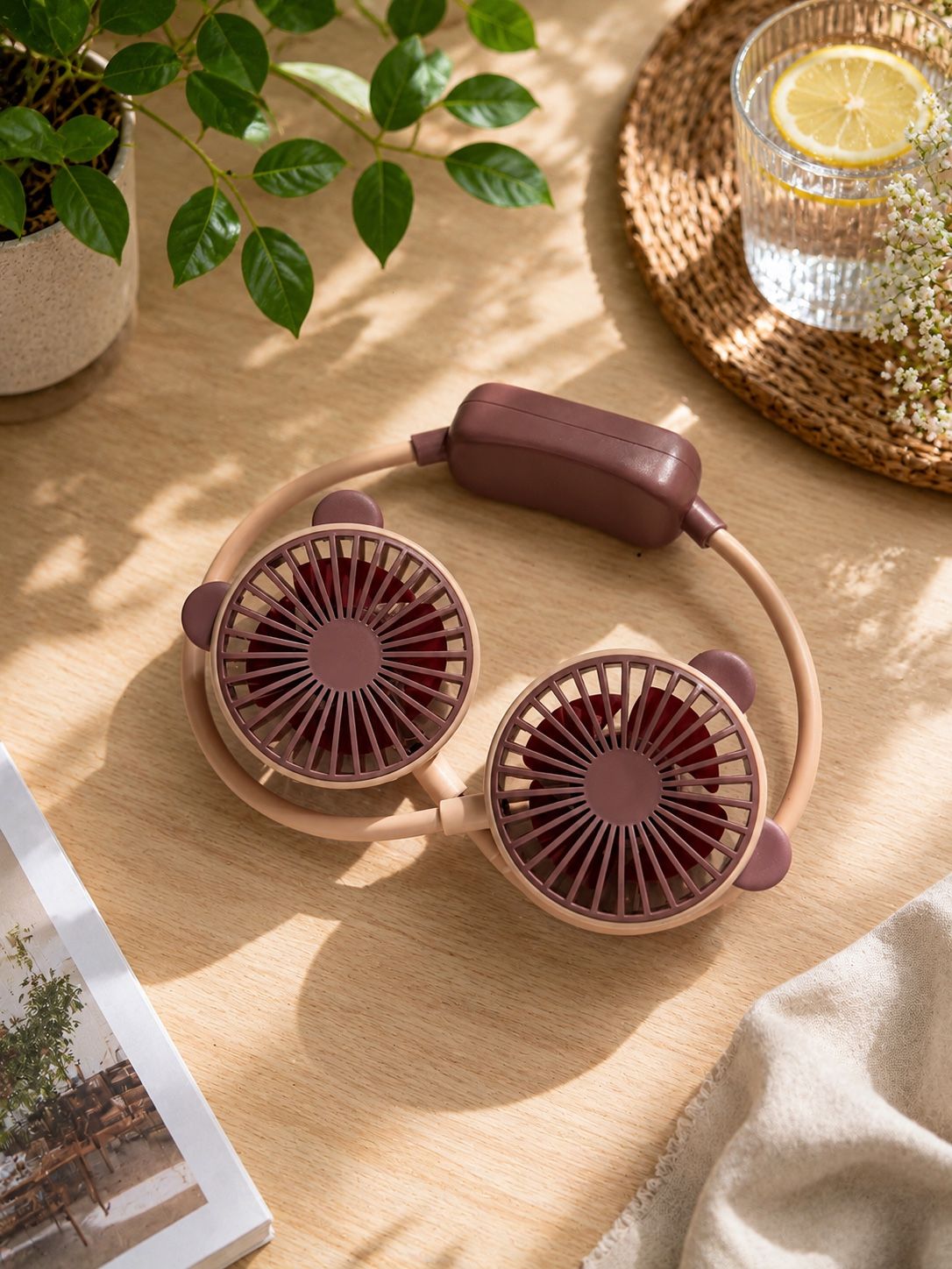 Ventilateur nuque - Violet